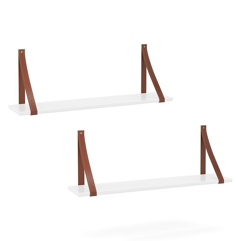 Dormitório Tutto New 2 Portas, Cômoda, Berço Branco Soft/Freijó com Colchão e Prateleiras - Matic Móveis  