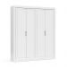 Dormitório Tutto New 4 Portas, Cômoda 1 Porta, Berço Branco Soft com Colchão D18 - Matic Móveis