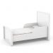Dormitório Tutto New 4 Portas, Cômoda 1 Porta, Berço Branco Soft com Colchão D18 - Matic Móveis