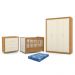 Dormitório Tutto New 4 Portas, Cômoda 4 Gavetas e Berço Freijó/Off White com Capitonê e Colchão Physical - Matic Móveis