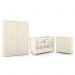 Dormitório Tutto New 4 Portas, Cômoda 4 Gavetas e Berço Off White - Matic Móveis  