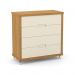 Dormitório Tutto New 4 Portas, Cômoda 4 Gavetas e Berço Off White/Freijó com Colchão - Matic Móveis  