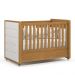 Jogo de Quarto Infantil Tutto New Cômoda 1 Porta e Berço Freijó/Off White com Capitonê - Matic Móveis