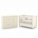 Jogo de Quarto Infantil Tutto New com Berço e Cômoda 1 Porta Off White - Matic Móveis 
