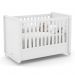 Jogo de Quarto Infantil Tutto New com Guarda Roupa 4 Portas e Berço Branco Soft - Matic Móveis