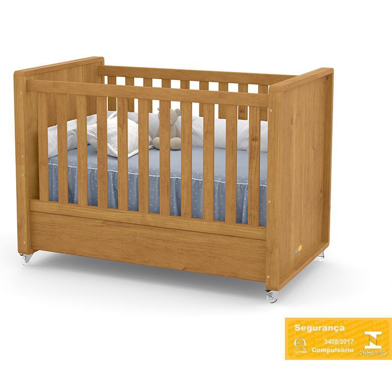 Jogo de Quarto Infantil Tutto New com Guarda Roupa 4 Portas e Berço Freijó/Off White - Matic Móveis  