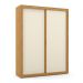 Jogo de Quarto Infantil com Guarda Roupa 2 Portas de Correr e Cômoda 4 Gavetas Tutto New Off White/Freijó - Matic Móveis 