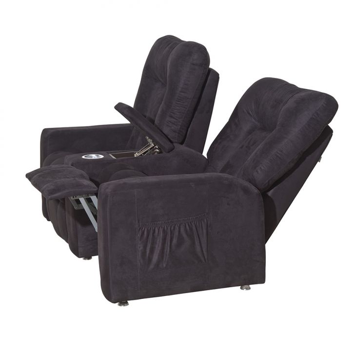 [OUTLET] Poltrona 2 Lugares Reclinável Jetti Marrom
