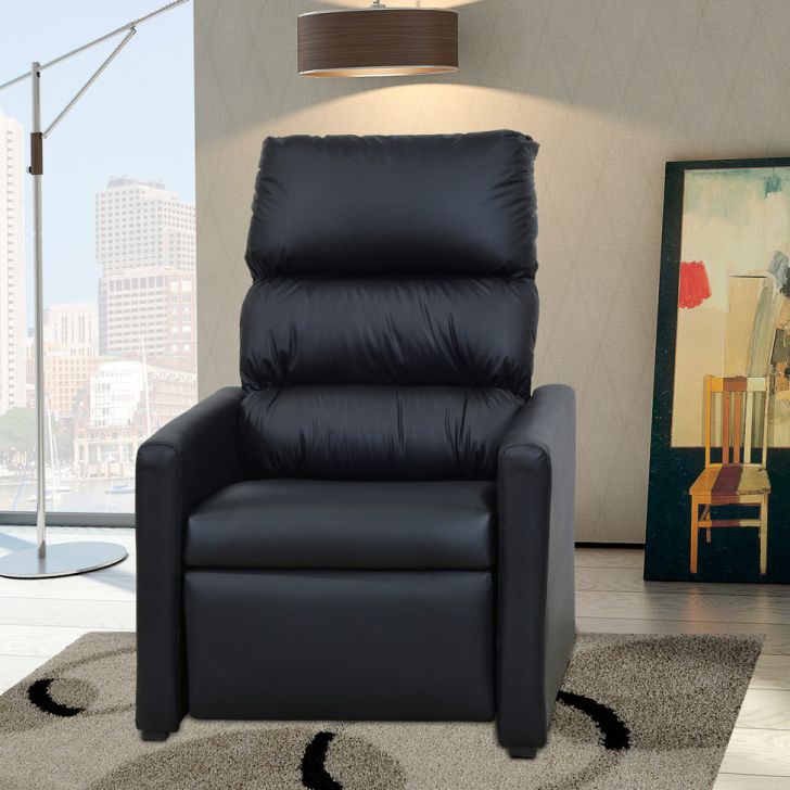 [OUTLET] Poltrona Reclinável Turin Corino Preto