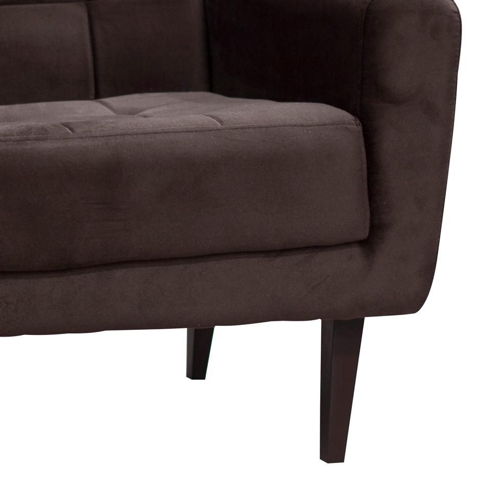 Conjunto com 2 Poltronas Lívia Marrom
