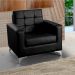 Conjunto com 2 Poltronas Thainá Preto