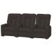 Poltrona Tripla Reclinável para Cinema Jetta MX9 Suede Pena Marrom B-376 - Matrix