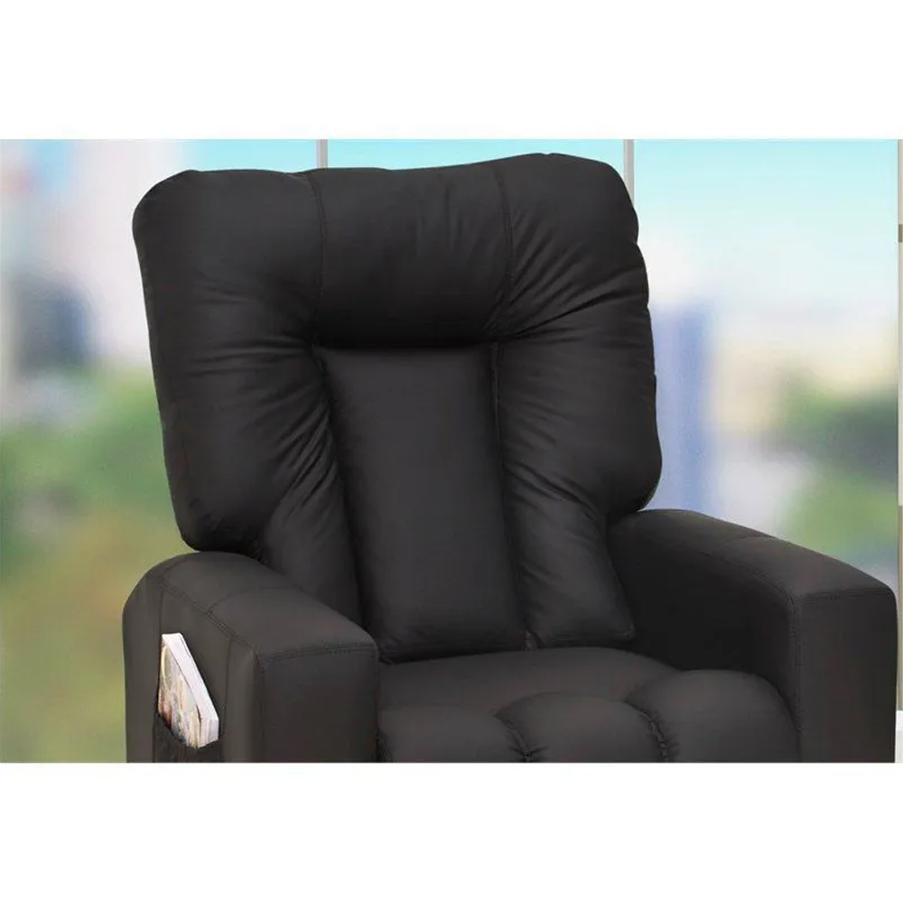 Poltrona do Papai Reclinável Pallas MX5 Corano Preto E-281 - Matrix