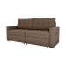 Sofá Cama Reclinável 2 Lugares 220Cm Nayla Boucle Marrom Matrix