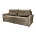 Sofá Cama Reclinável 2 Lugares 220Cm Nayla Veludo Turkey Capuccino Matrix