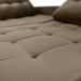 Sofá Cama Reclinável 2 Lugares 220Cm Nayla Veludo Turkey Capuccino Matrix