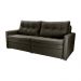 Sofá Cama Reclinável 2 Lugares 220Cm Nayla Veludo Turkey Marrom Matrix