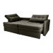 Sofá Cama Reclinável 2 Lugares 220Cm Nayla Veludo Turkey Marrom Matrix