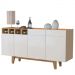 Buffet 4 Portas New York Mavaular Off/Damasco