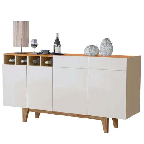 Buffet 4 Portas New York Mavaular Off/Damasco