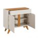 Buffet Aros 2 Portas Mavaular Off White Naturalle