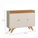 Buffet Madrid 3 Portas Mavaular Off White Naturalle