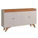 Buffet Madrid 4 Portas Mavaular Off White Naturalle
