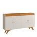 Buffet Madrid 4 Portas Mavaular Off White Naturalle