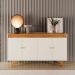 Buffet Madrid 4 Portas Mavaular Off White Naturalle