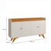Buffet Madrid 4 Portas Mavaular Off White Naturalle