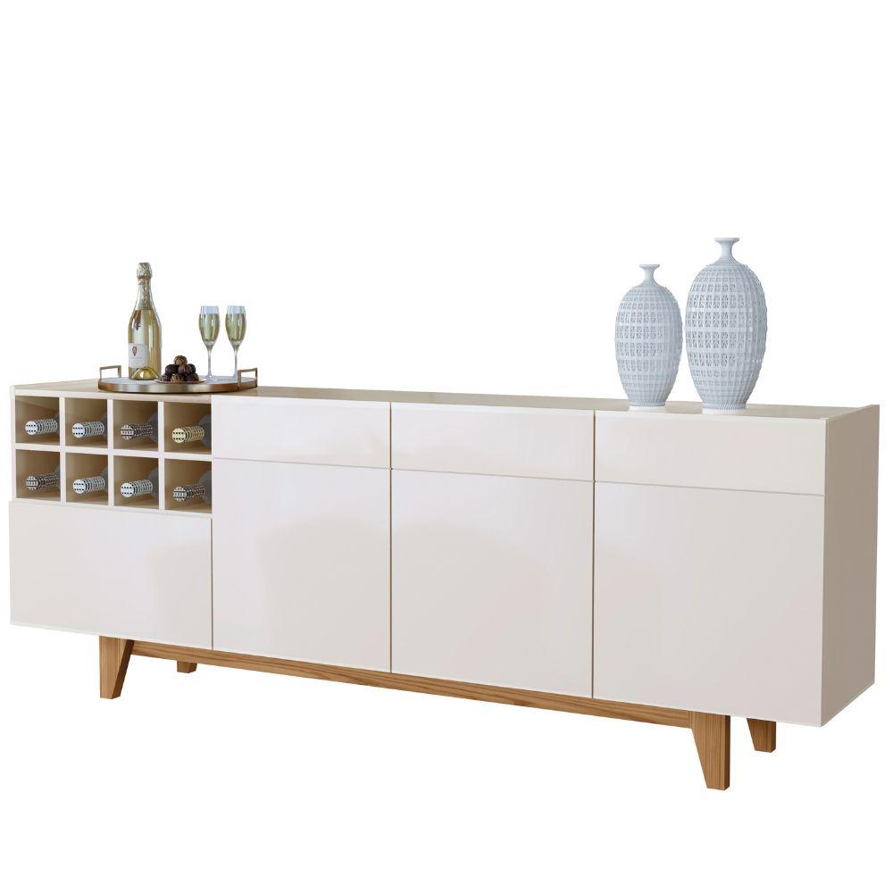 Buffet Philadelphia 3 Portas 1 Gaveta Mavaular Off White