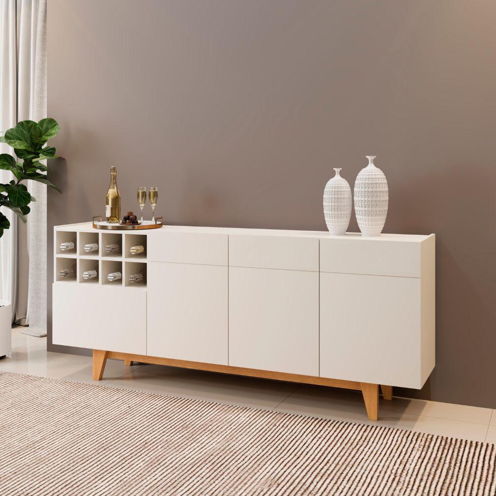 Buffet Philadelphia 3 Portas 1 Gaveta Mavaular Off White
