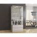 Cristaleira Diamante 2 Portas 2 Gavetas Mavaular Off White