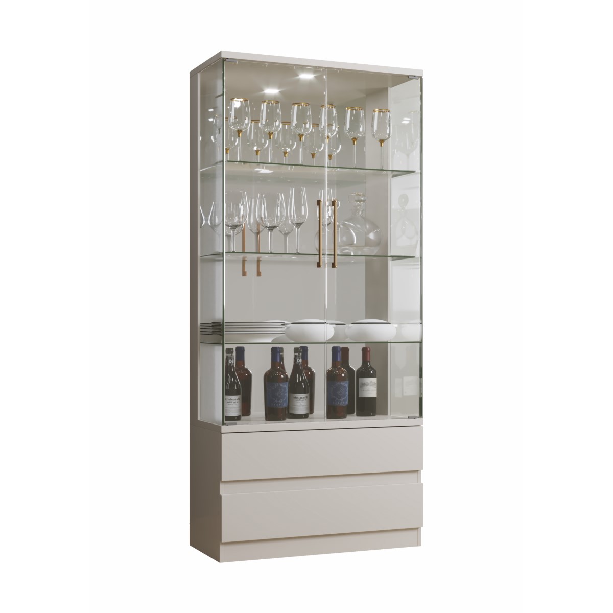 Cristaleira Diamante Mavaular Off White
