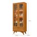 Cristaleira Reflecta 2 Portas com Led Mavaular Naturalle