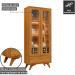 Cristaleira Reflecta 2 Portas com Led Mavaular Naturalle
