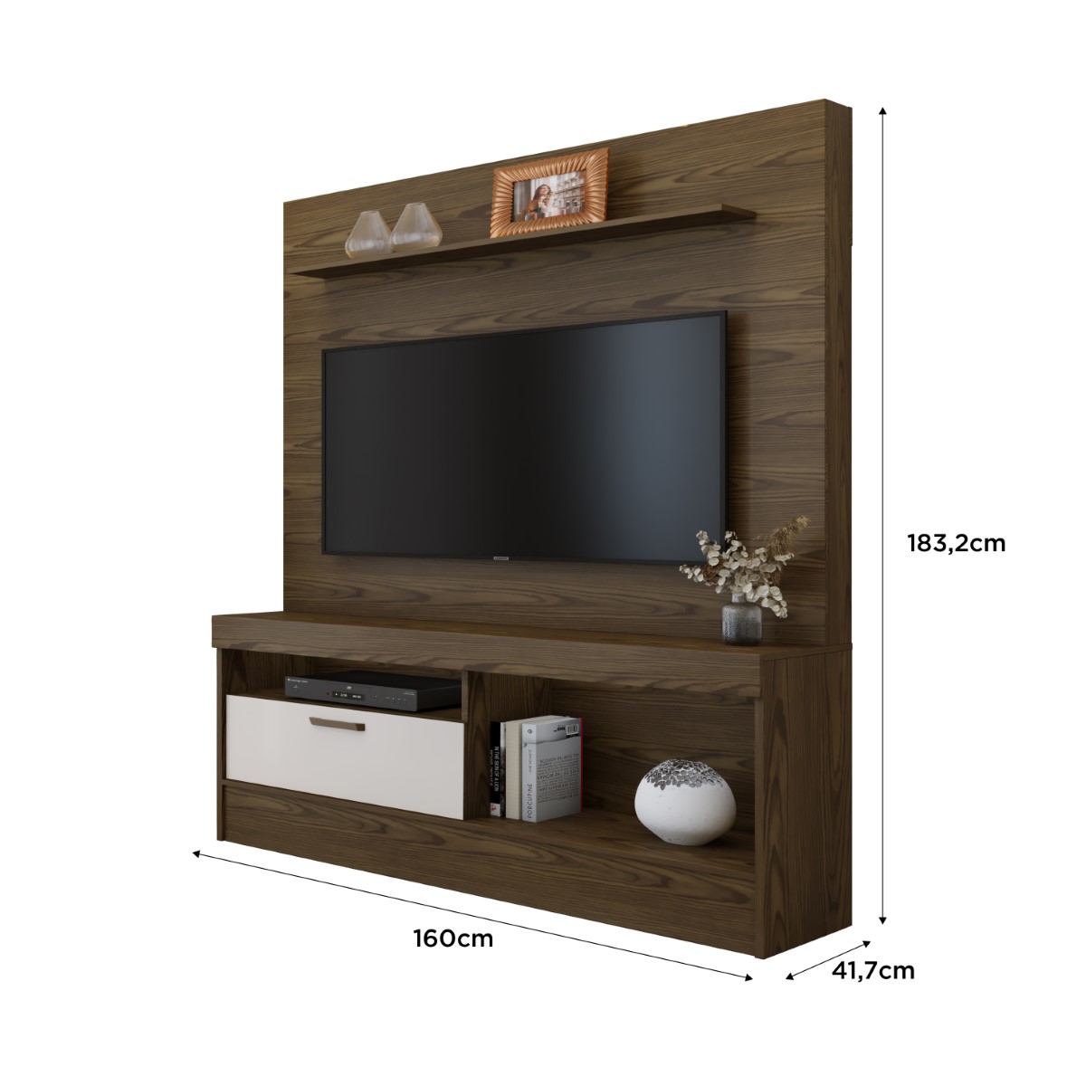 Home Star para TV até 60 Polegadas 1 Porta Mavaular  Canion/Off