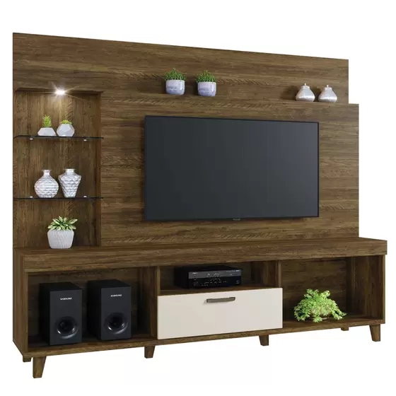 Home para TV até 65 Polegadas 1 Porta Veneza Mavaular Canion/Off