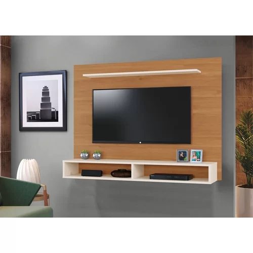 Painel para TV até 40 Polegadas Florença Mavaular Naturalle/Off White