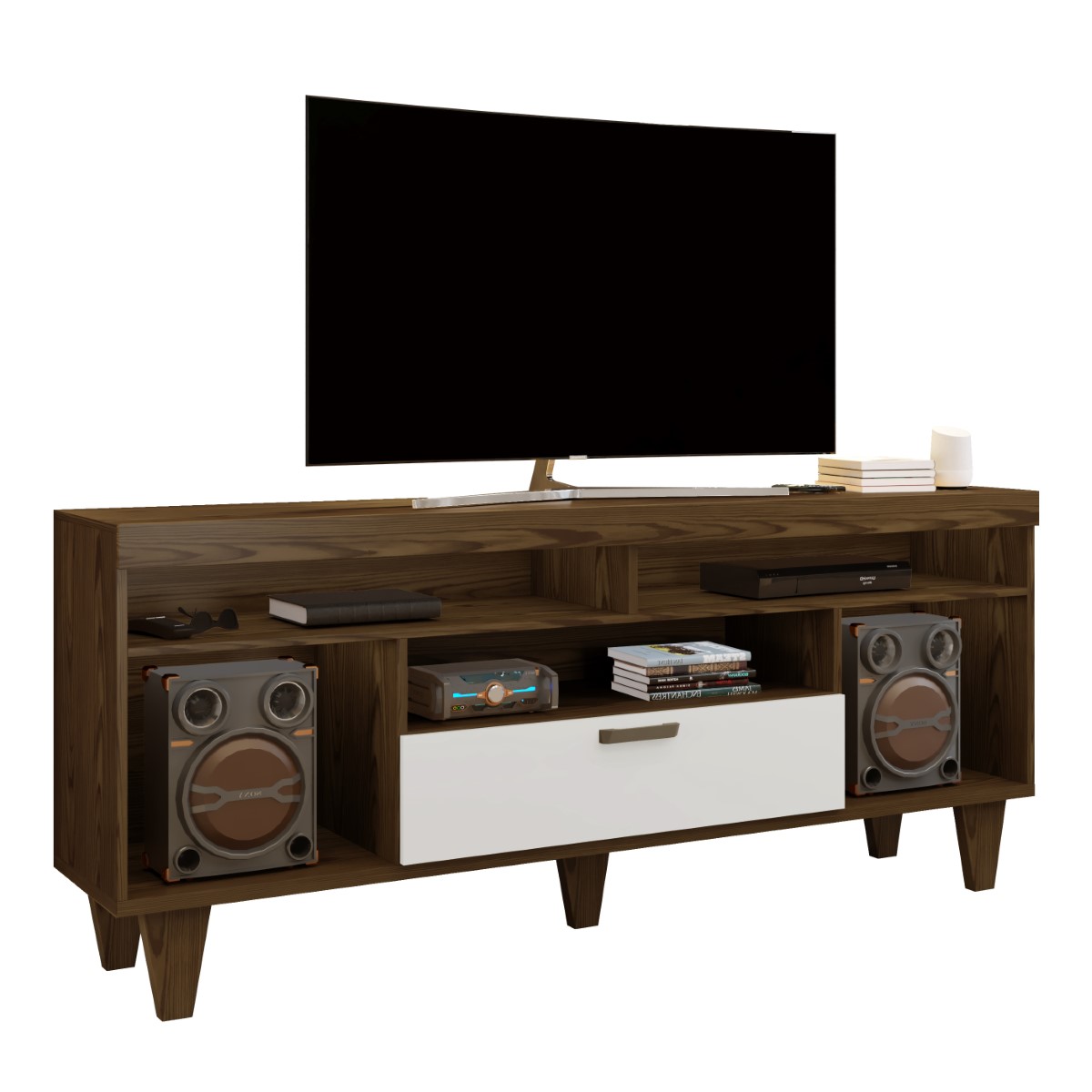 Rack Spazzio para TV até 65 Polegadas Mavaular  Canion/Off