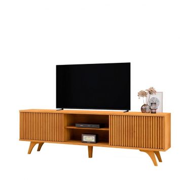Rack em MDF e MDP Gaia 2 Portas De Correr Naturalle