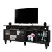 Rack para TV até 65 Polegadas 1 Porta Deslizante Eros Mavaular Preto