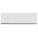 Armário Aéreo 4 Portas 160cm Madrid Branco - Montanaris Decor