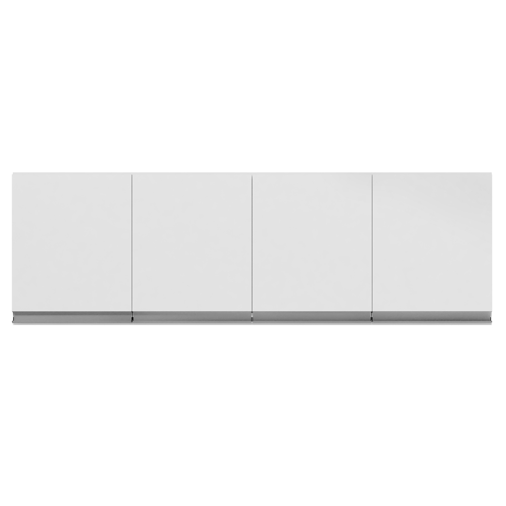 Armário Aéreo 4 Portas 160cm Madrid Branco - Montanaris Decor