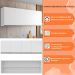 Armário Aéreo 4 Portas 160cm Madrid Branco - Montanaris Decor