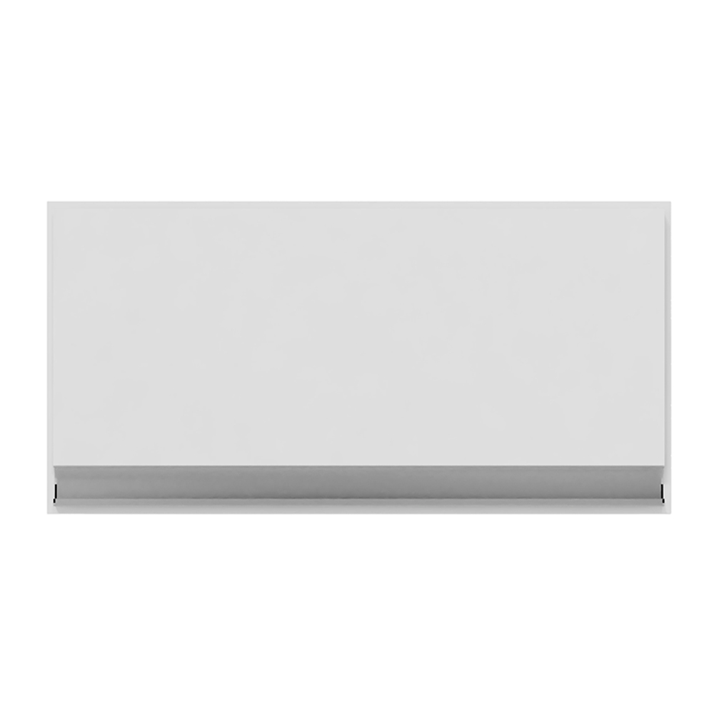 Armário Aéreo para Cozinha 60cm Porta Basculante Madrid Branco - Montanaris Decor