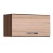 Armário Aéreo para Cozinha 60cm Porta Basculante Vitória Castanho/Avelã - Montanaris Decor