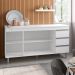 Balcão de Cozinha Madrid para Pia de 120cm Branco - Montanaris Decor