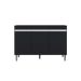 Balcão de Cozinha Manu para Pia de 1,20cm S/Tampo Preto - Montanaris Decor