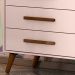 Cômoda Sap. 1Porta 4 Gavetas Q Encanto Retrô Rosa  - Montanaris Decor